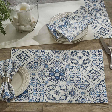 Williamsburg Delft Tile Placemat Set of 6 Park Designs - The Fox Decor
